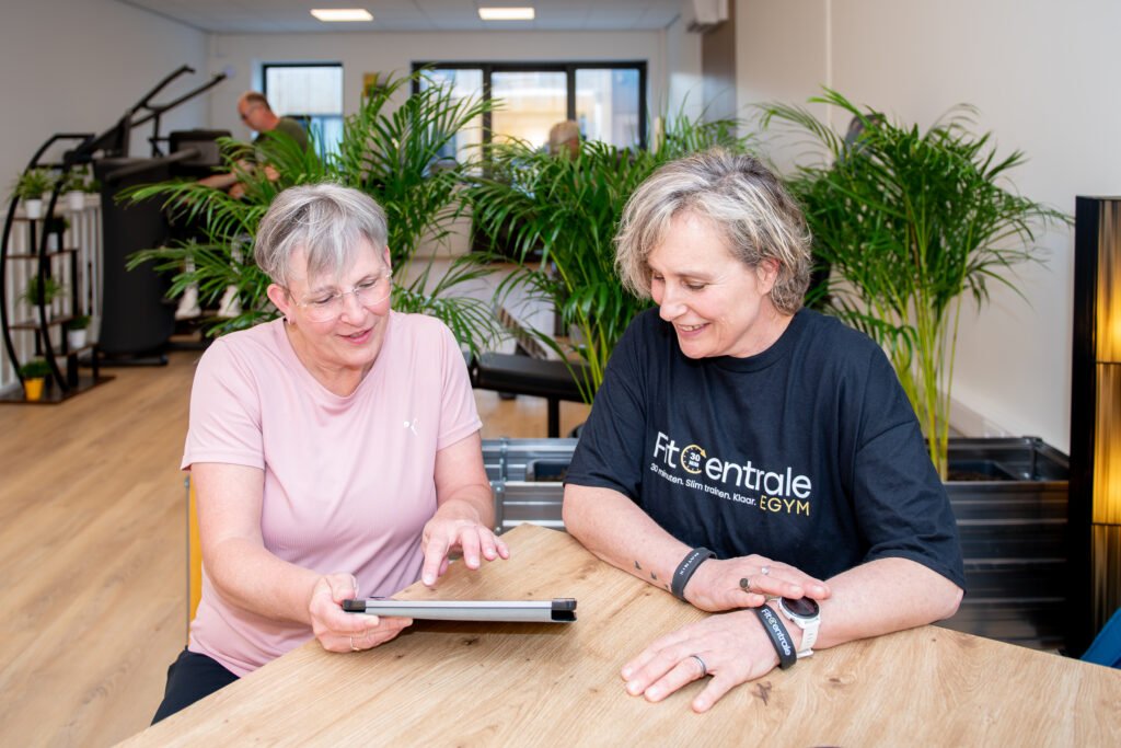 EGYM-app voortgang